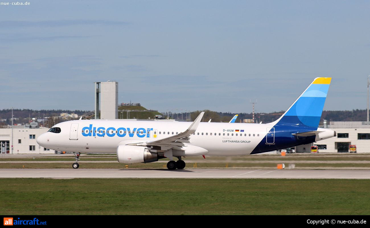 D-AIUW · Airbus A320-214(WL) · (MUC / EDDM)