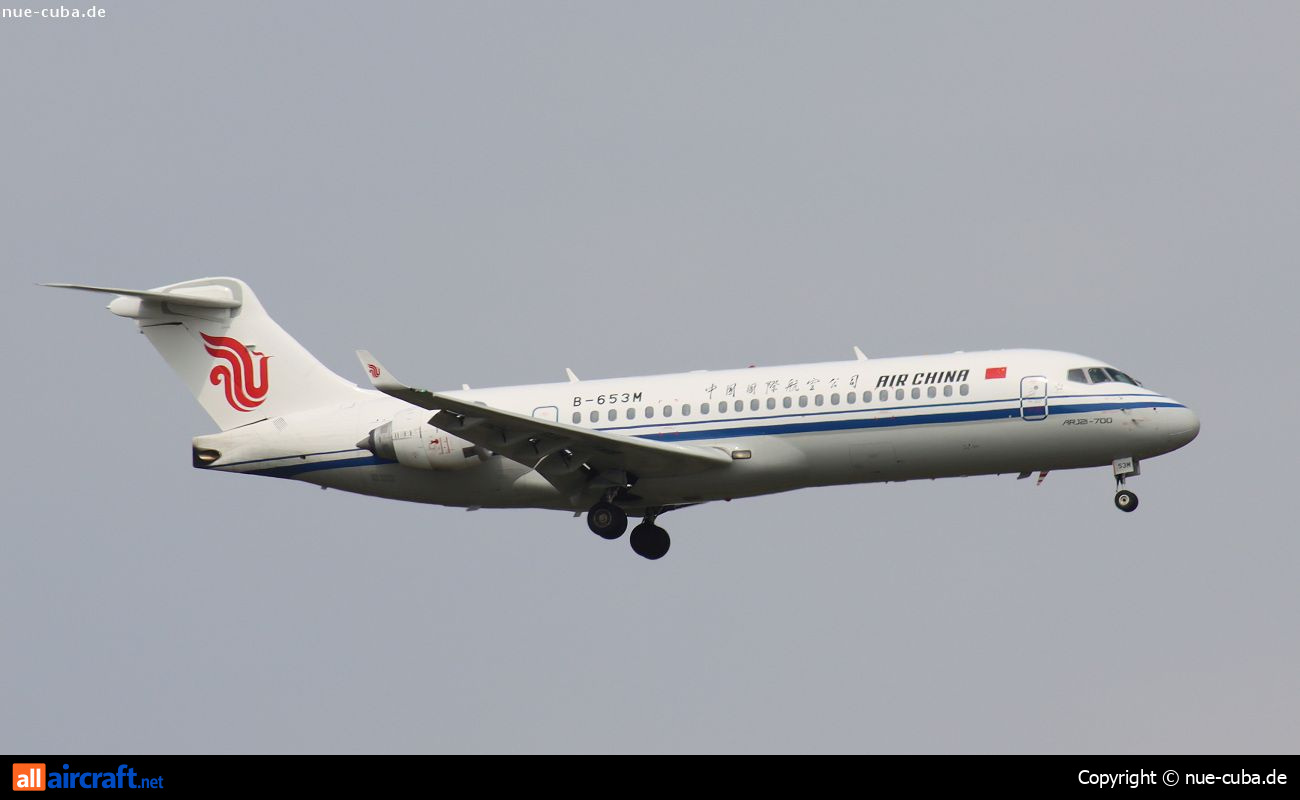 B-653M · COMAC ARJ21-700 · (TSN / ZBTJ)