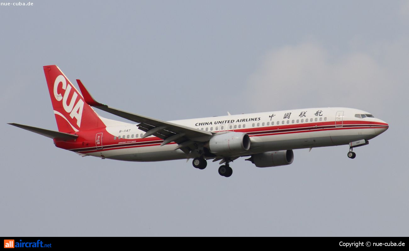 B-1147 · Boeing 737-89P(WL) · (TSN / ZBTJ)