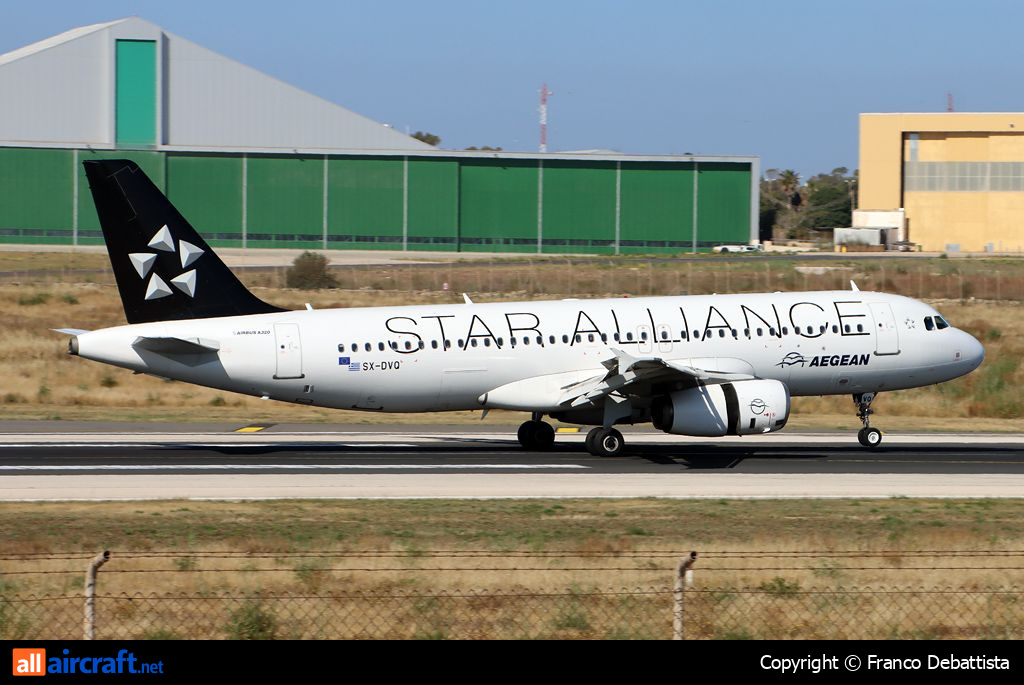 SX-DVQ · Airbus A320-232 · (MLA / LMML)