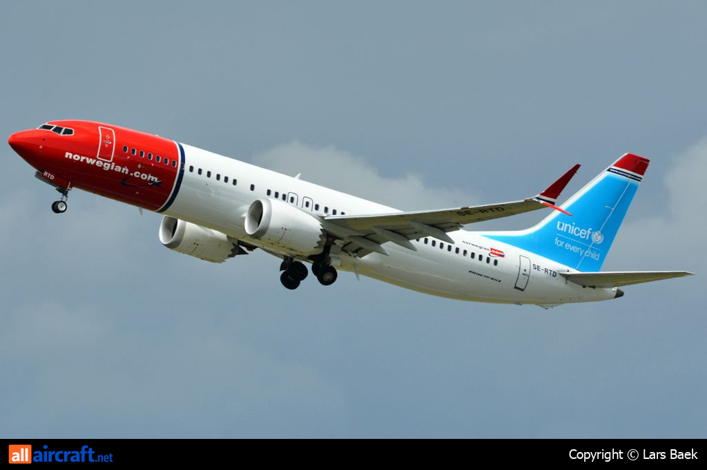 SE-RTD · Boeing 737-8 MAX · (CPH / EKCH)