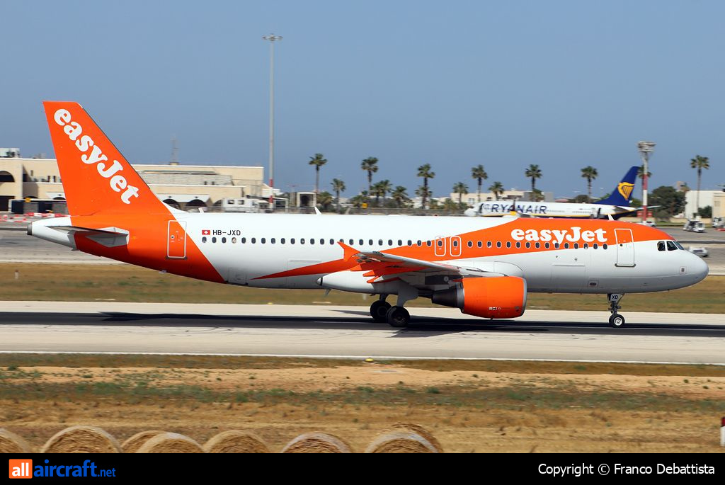HB-JXD · Airbus A320-214 · (MLA / LMML)