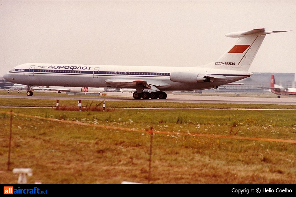 CCCP-86534 · Ilyushin Il-62MK · (AMS / EHAM)