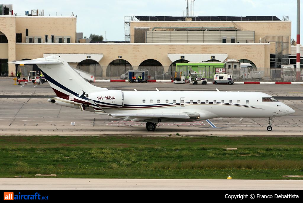 9H-MBA · Bombardier BD-700-1A11 Global 5000 · (MLA / LMML)