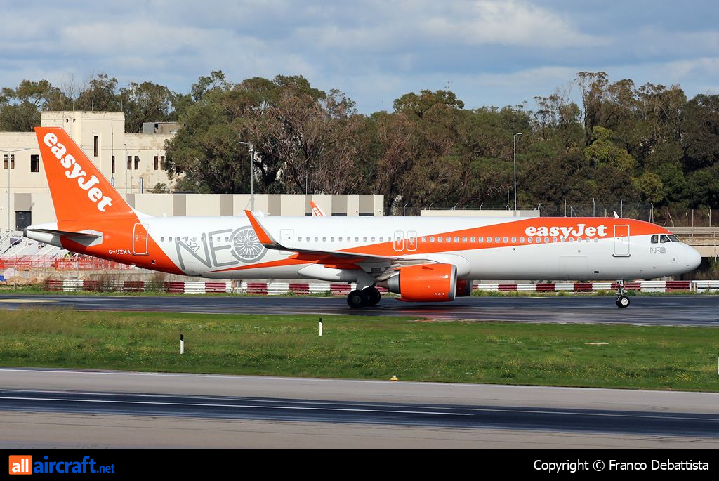 G-UZMA · Airbus A321-251NX · (MLA / LMML)