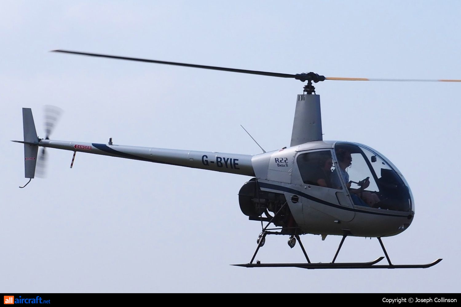 G-BYIE · Robinson R22 Beta · (EMA / EGNX)