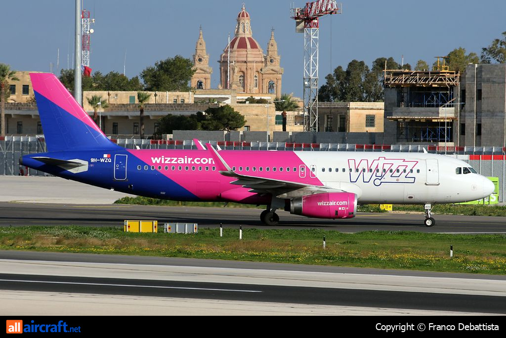 9H-WZQ · Airbus A320-232(WL) · MLA / LMML