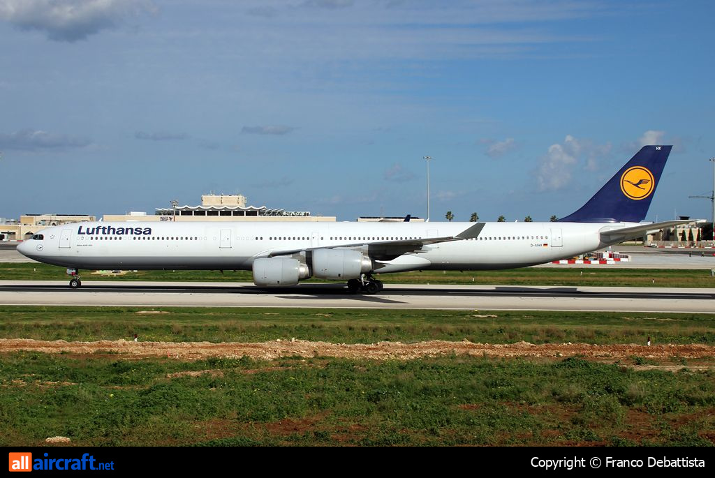 D-AIHX · Airbus A340-642 · (MLA / LMML)