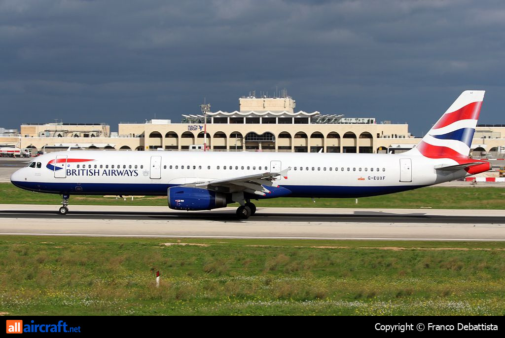 G-EUXF · Airbus A321-231 · (MLA / LMML)