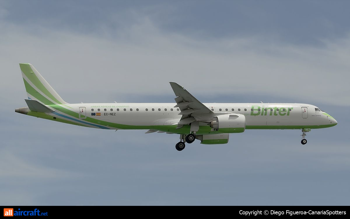 EC-NEZ · Embraer 190-400STD · (LPA / GCLP)