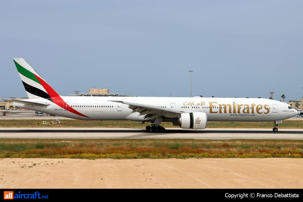 A6-EGQ · Boeing 777-31H/ER · (MLA / LMML)