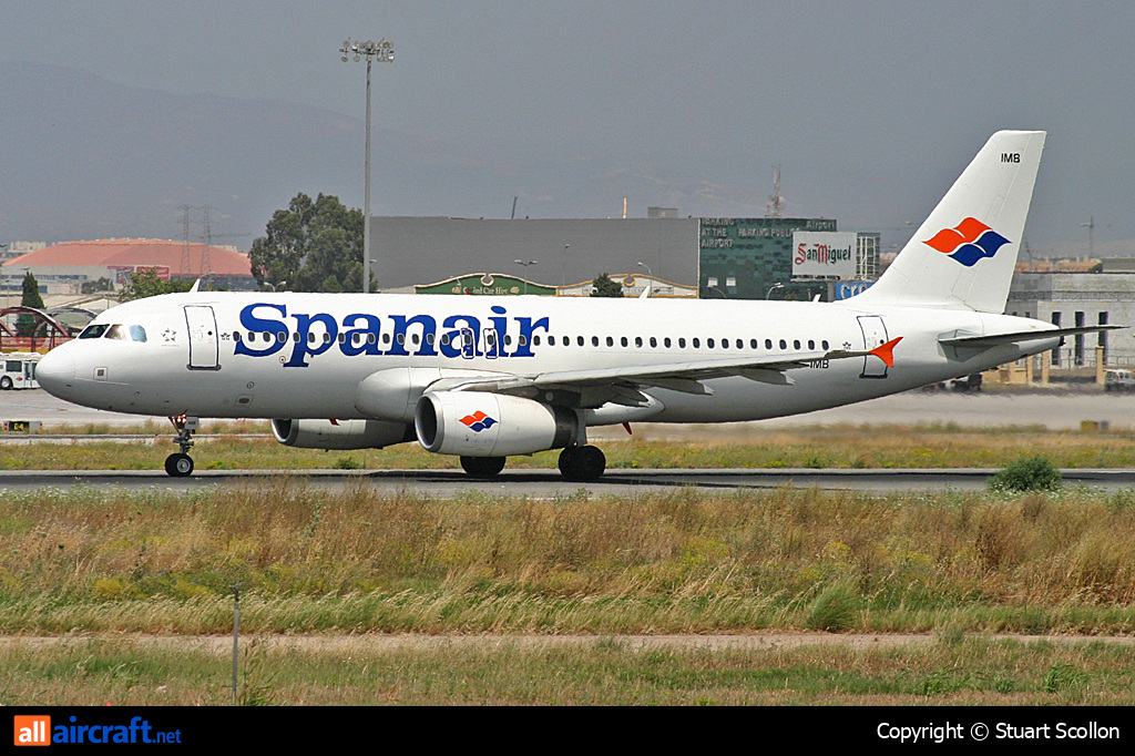 EC-IMB · Airbus A320-232 · (AGP / LEMG)