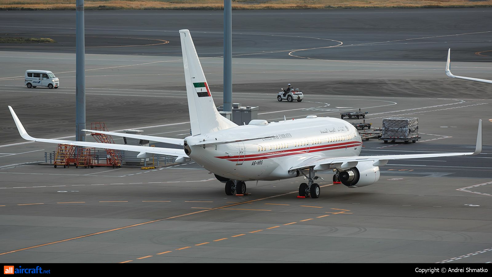 A6-HRS · Boeing 737-7EO(WL) BBJ · (HND / RJTT)