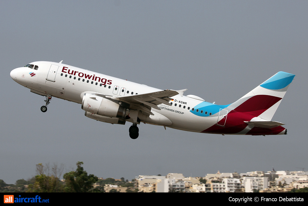 D-AGWR · Airbus A319-132 · MLA / LMML