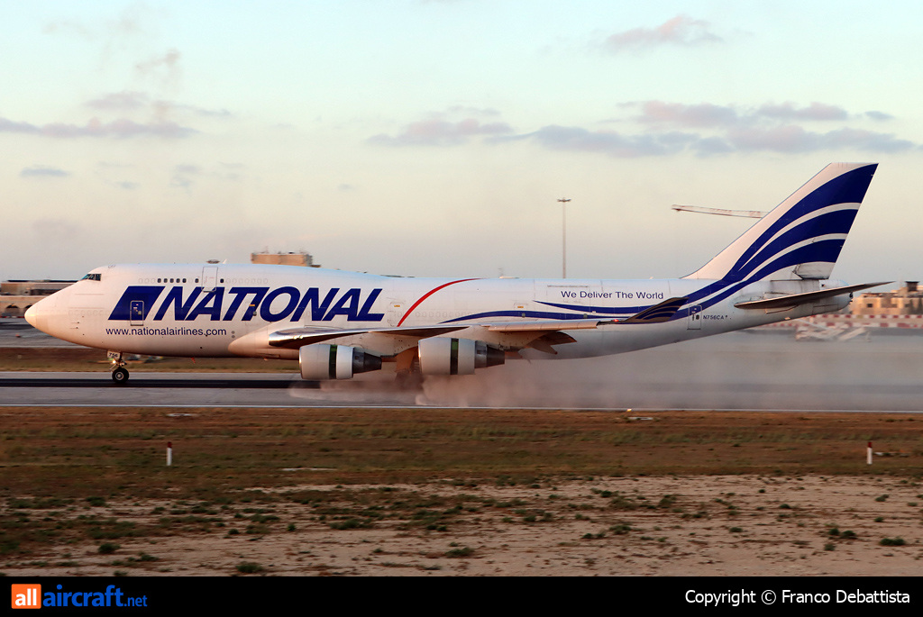 N756CA · Boeing 747-412(BCF) · MLA / LMML
