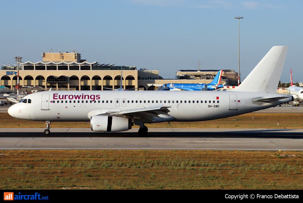 9H-SWD · Airbus A320-232 · MLA / LMML