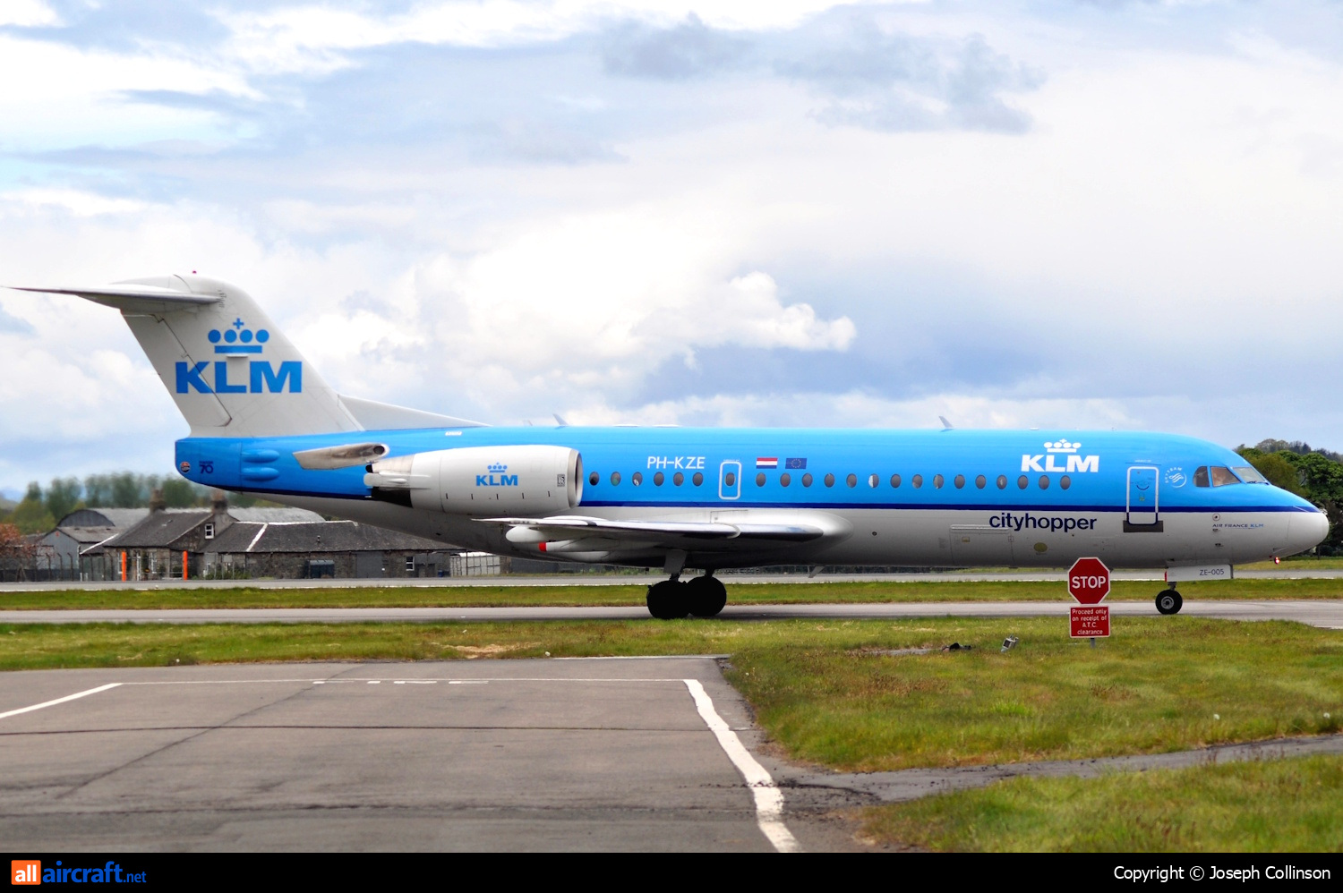 PH-KZE · Fokker 70 · GLA / EGPF