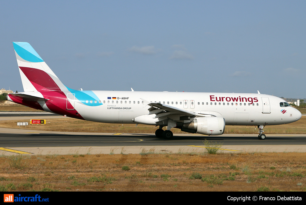 D-ABHF · Airbus A320-214 · MLA / LMML