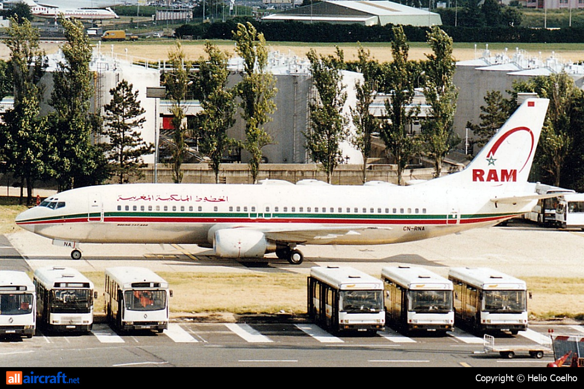 CN-RNA · Boeing 737-4B6 · ORY / LFPO