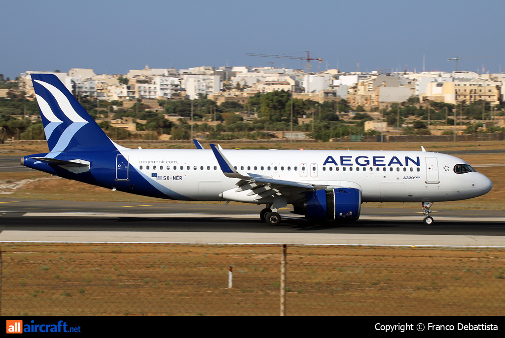 SX-NER · Airbus A320-271N · MLA / LMML
