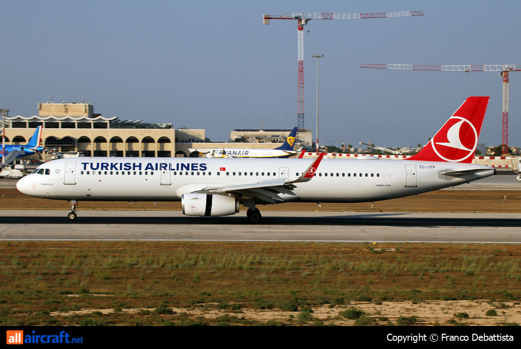TC-JTP · Airbus A321-231(WL) · MLA / LMML