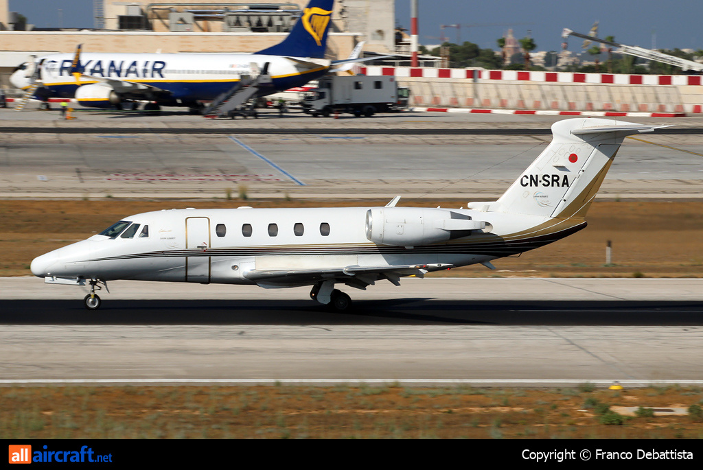 CN-SRA · Cessna 650 Citation VII · MLA / LMML