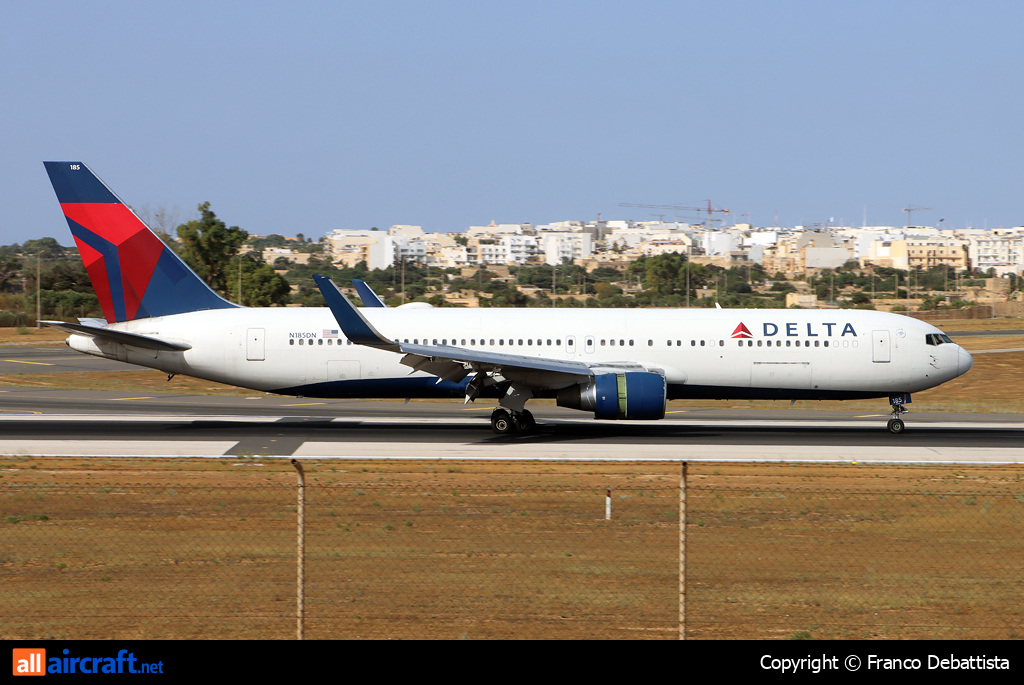 N185DN · Boeing 767-332/ER(WL) · MLA / LMML