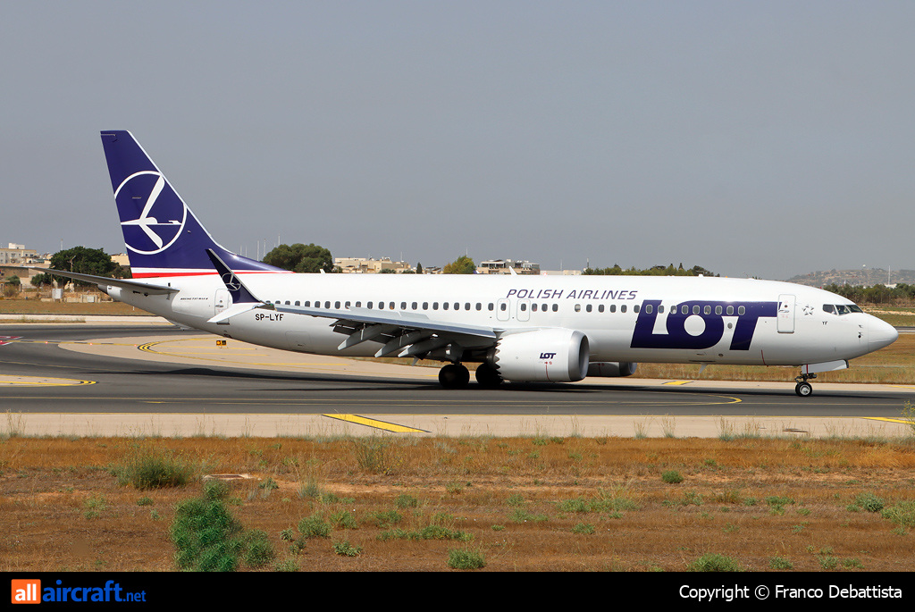 SP-LYF · Boeing 737-8 MAX · MLA / LMML