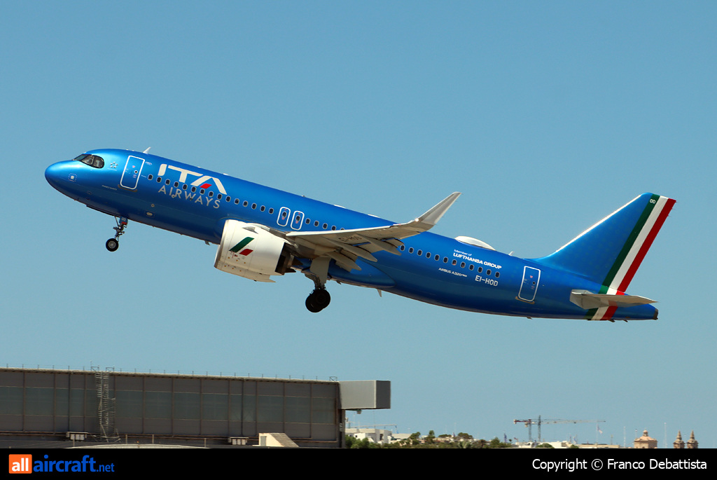 EI-HOD · Airbus A320-272N · MLA / LMML