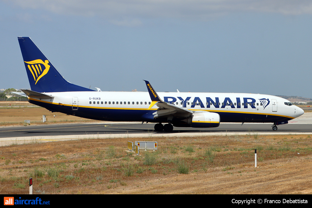 G-RUKB · Boeing 737-8ASW · MLA / LMML
