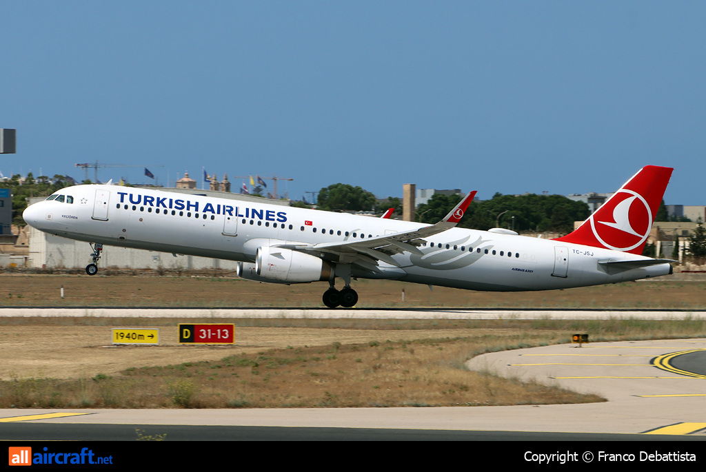 TC-JSJ · Airbus A321-231(WL) · MLA / LMML