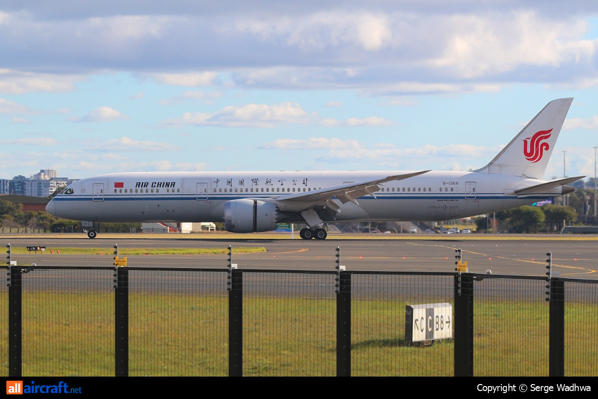 B-1368 · Boeing 787-9 Dreamliner · SYD / YSSY