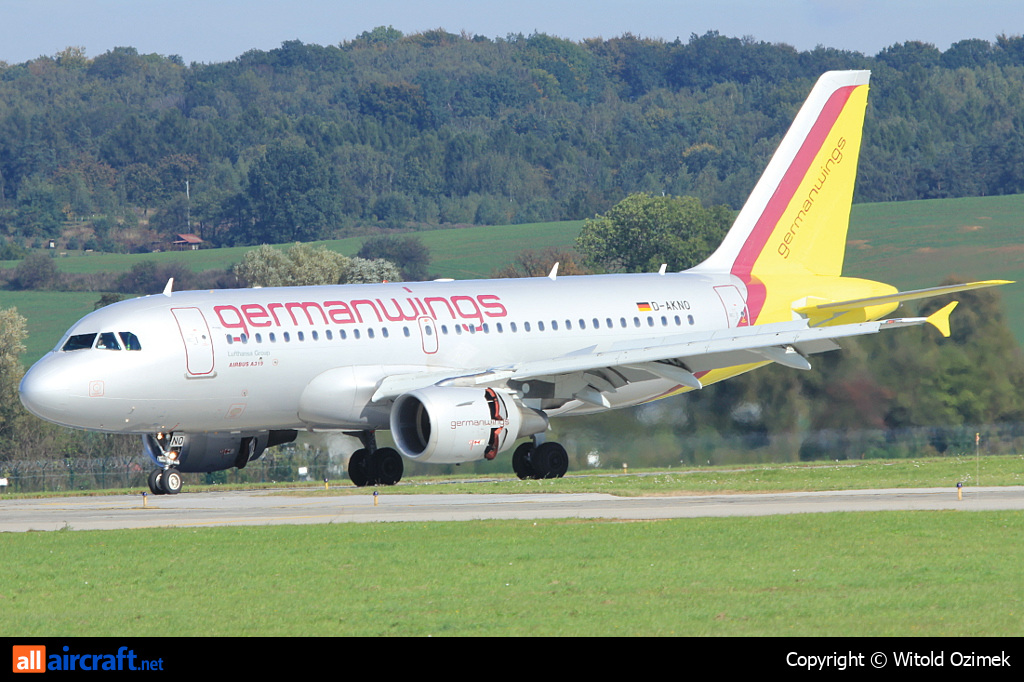 D-AKNO · Airbus A319-112 · (KRK / EPKK)