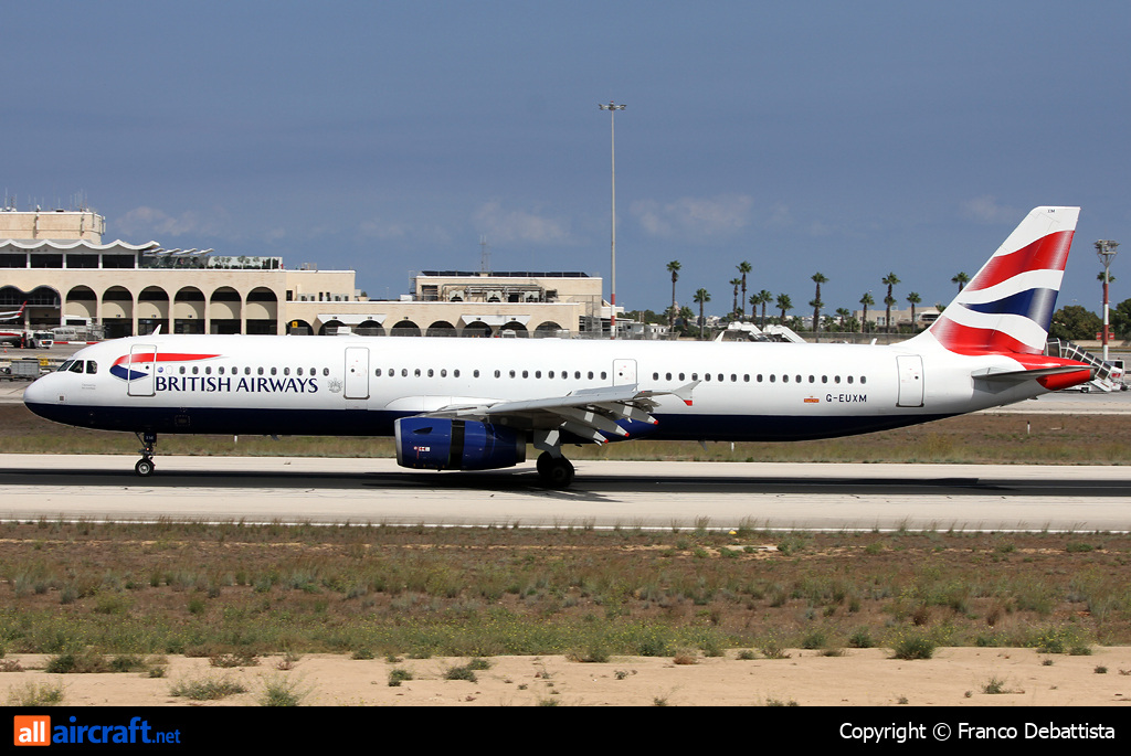 G-EUXM · Airbus A321-231 · MLA / LMML