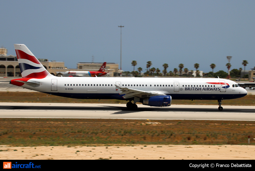 G-EUXI · Airbus A321-231 · MLA / LMML