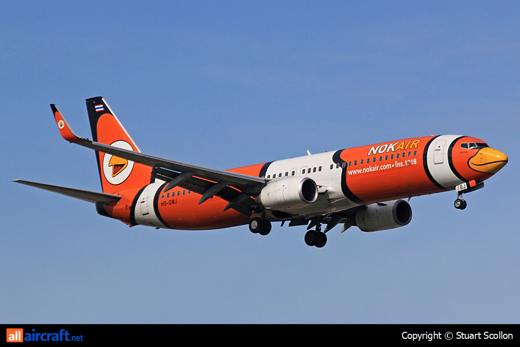 HS-DBJ · Boeing 737-83N(WL) · (DMK / VTBD)