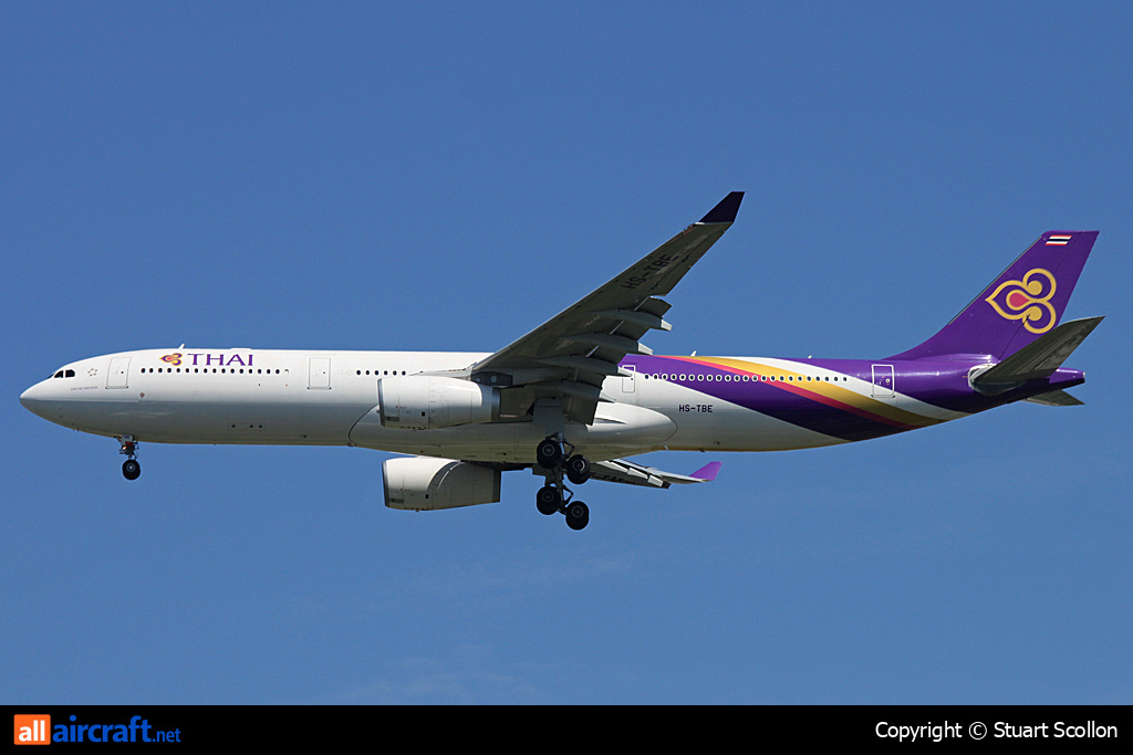 HS-TBE · Airbus A330-343X · (BKK / VTBS)