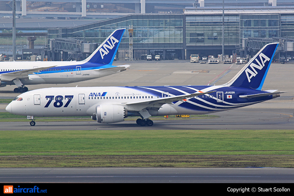 JA802A · Boeing 787-8 Dreamliner · (HND / RJTT)