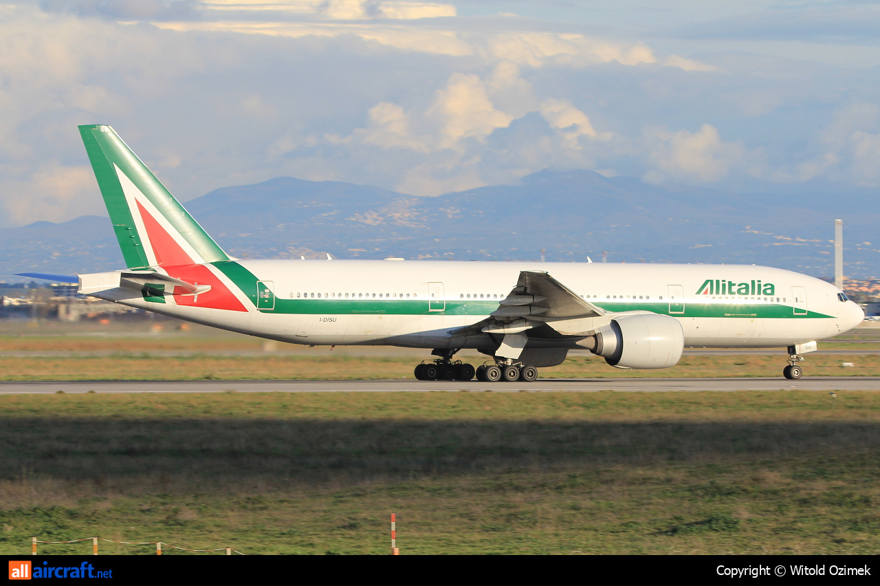 I-DISU · Boeing 777-243/ER · (FCO / LIRF)