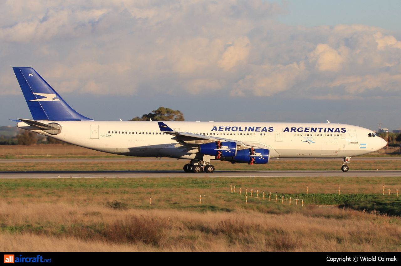 LV-ZPX · Airbus A340-211 · (FCO / LIRF)