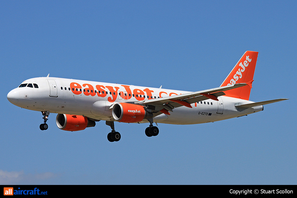 G-EZTD · Airbus A320-214 · (BCN / LEBL)