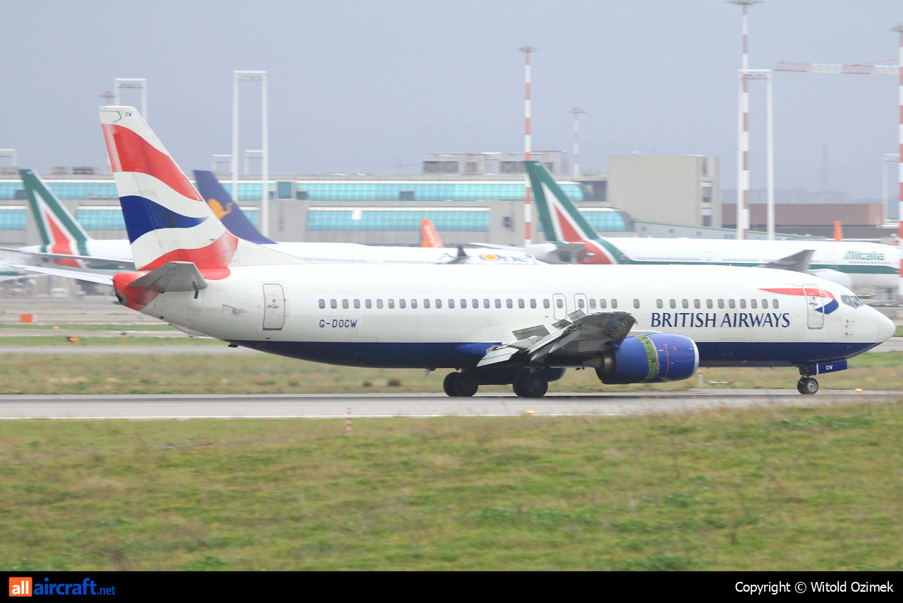 G-DOCW · Boeing 737-436 · (FCO / LIRF)