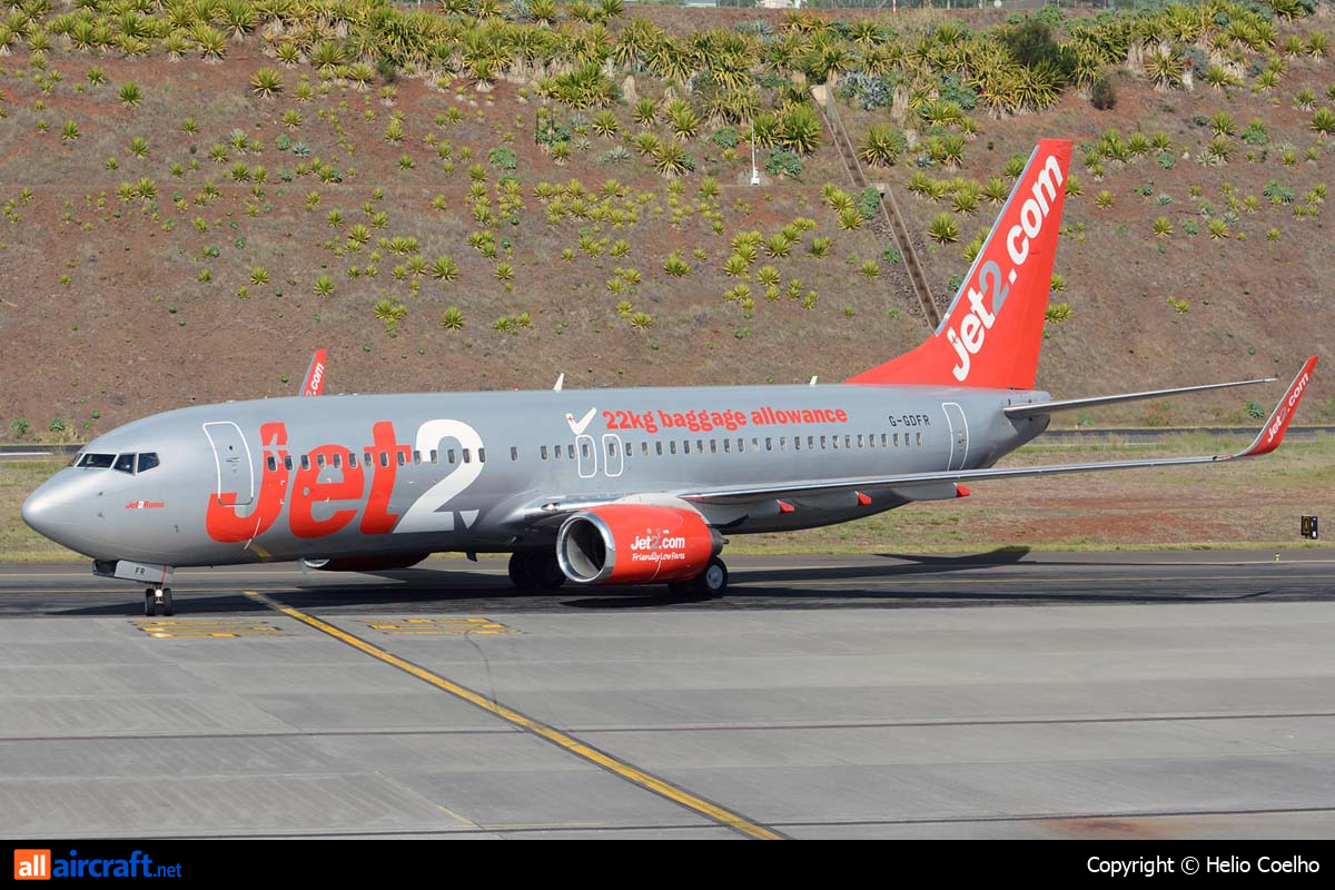 G-GDFR · Boeing 737-8Z9(WL) · (FNC / LPMA)