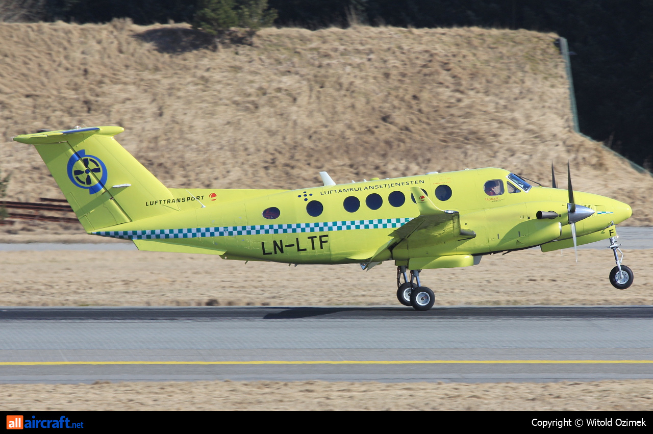 LN-LTF · Beechcraft B200 King Air · (SVG / ENZV)