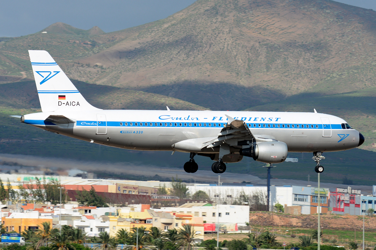 D-AICA · Airbus A320-212 · (LPA / GCLP)