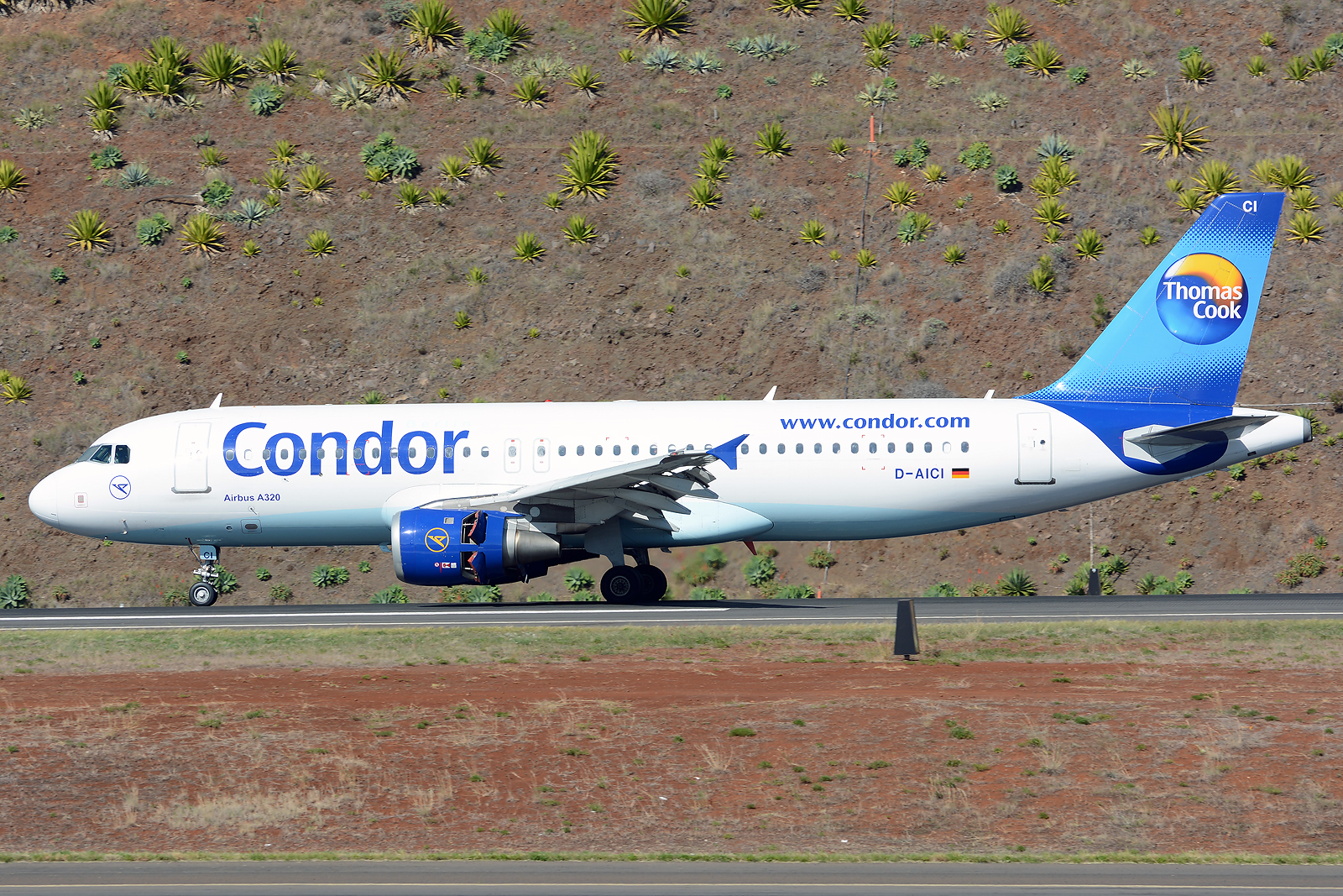 D-AICI · Airbus A320-212 · (FNC / LPMA)