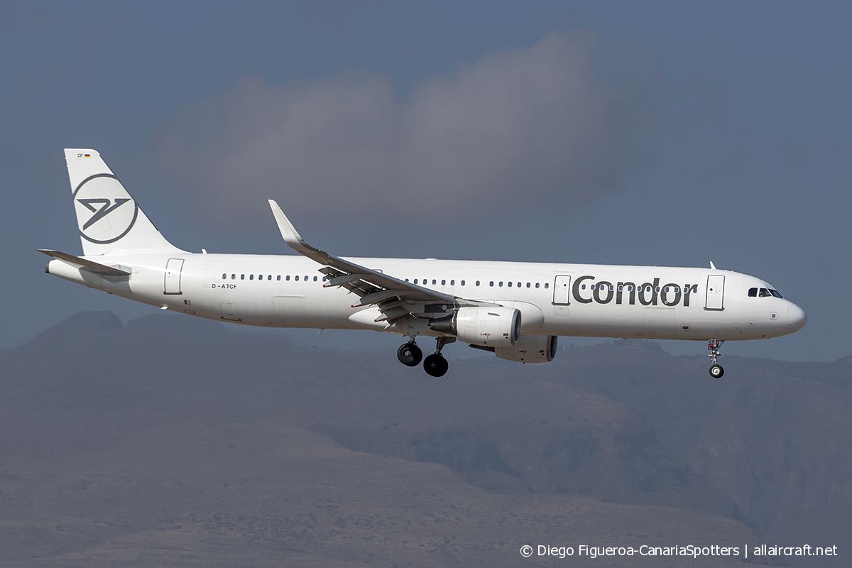 D-ATCF · Airbus A321-211(WL) · (LPA / GCLP)