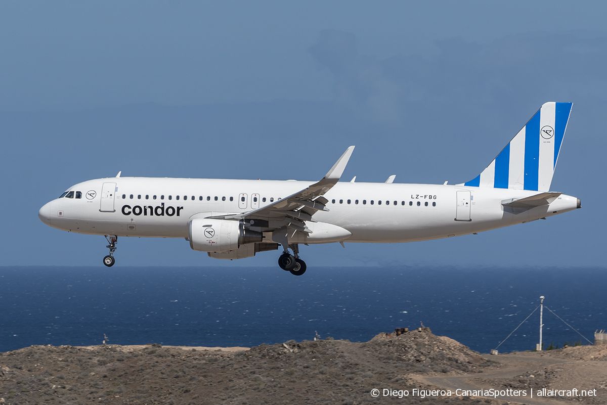 LZ-FBG · Airbus A320-214(WL) · (LPA / GCLP)