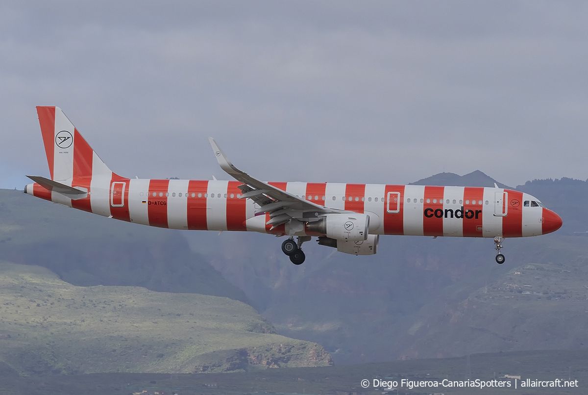 D-ATCG · Airbus A321-211(WL) · (LPA / GCLP)