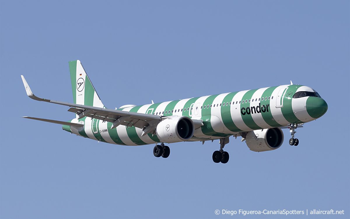 D-ANMW · Airbus A321-271NX · (LPA / GCLP)